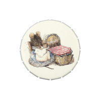 Mother Dormouse and her Child Jelly Belly Tin