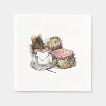 Mother Dormouse And Her Child Paper Napkins by kidslife at Zazzle