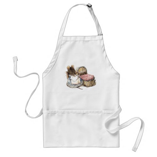 Mother Dormouse Baby Shower Adult Apron