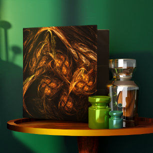 Mother Earth Abstract Art Binder