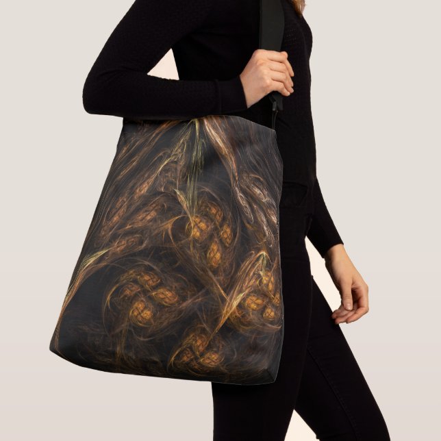 Mother Earth Abstract Art Cross Body Crossbody Bag (Close Up)
