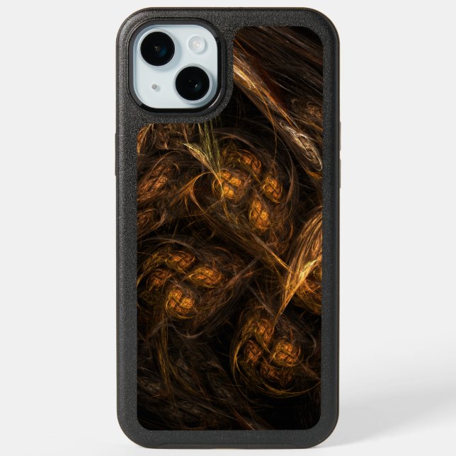 Mother Earth Abstract Art iPhone 15 Plus Case (Back)