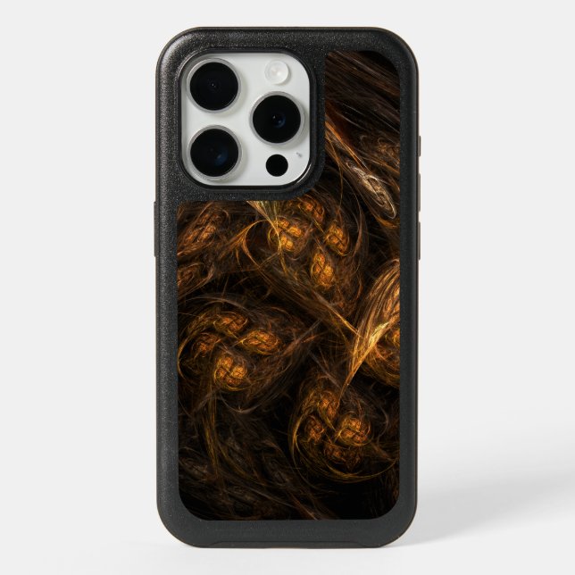 Mother Earth Abstract Art iPhone 15 Pro Case (Back)