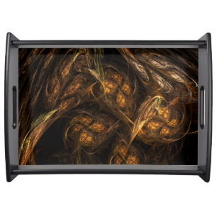 Mother Earth Abstract Art Serving Tray