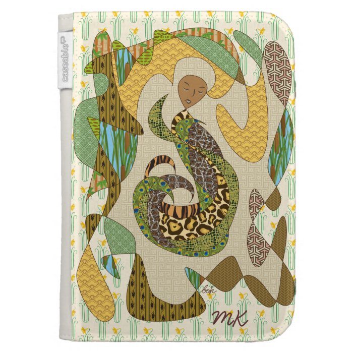 Mother Earth Abstract Illustration Animal Patterns Kindle 3G Covers