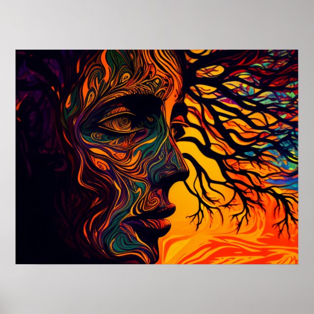 Mother Earth as a Tree Poster (Front)