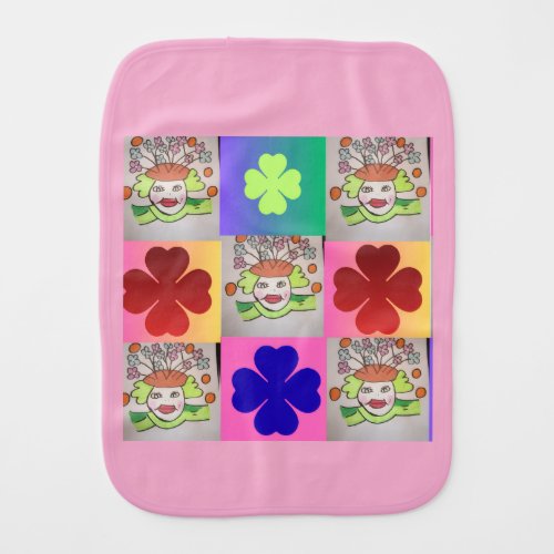 Mother Earth baby Burp Cloth
