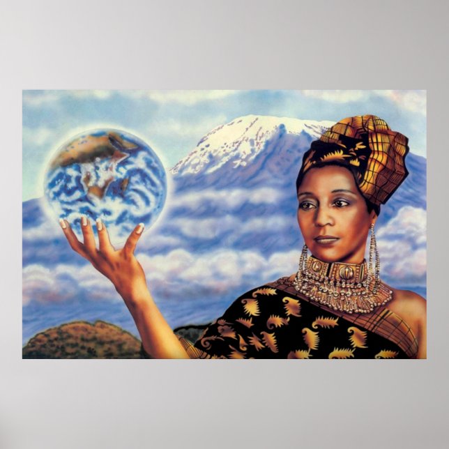 Mother earth by Lisa Iris Poster (Front)