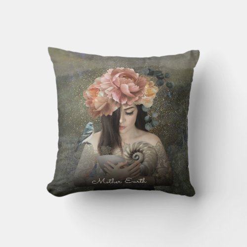 Mother Earth Customizable Unique Pillow