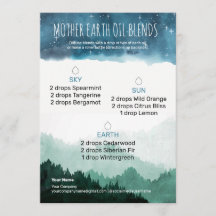 Mother Earth Essential Oil Diffuser Blends