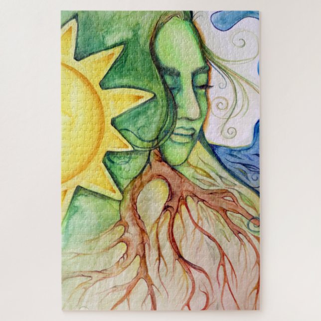 Mother Earth Gaia Goddess Jigsaw Puzzle (Vertical)