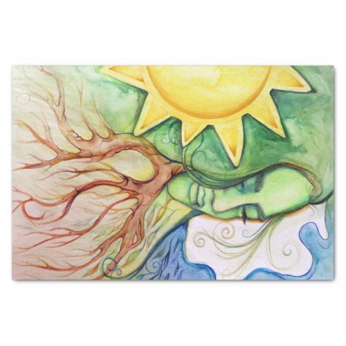 Mother Earth Gaia Goddess Tissue Paper