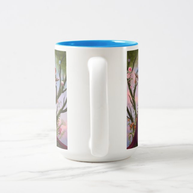 Mother Earth Goddess GAIA Latte Mug  (Full Body) (Handle)