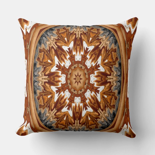 Mother Earth in Autumn...... Throw Pillow (Front)