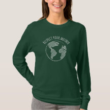 Mother Earth long sleeve shirt womens