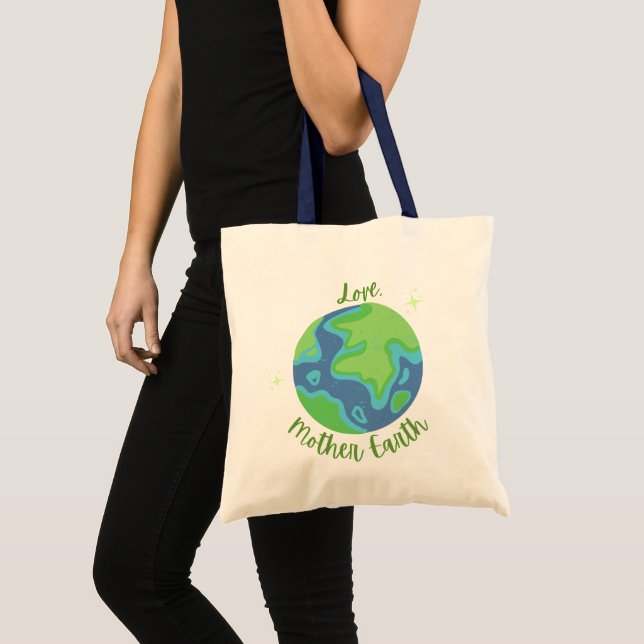 "Mother Earth Love" Tote Bag (Front (Product))