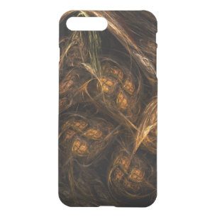 Mother Earth Modern Abstract Art Golden Fractal iPhone 8 Plus/7 Plus Case