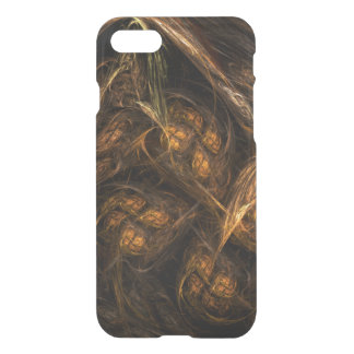 Mother Earth Modern Abstract Art Golden Fractal iPhone SE/8/7 Case
