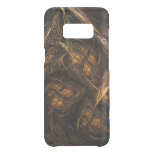 Mother Earth Modern Abstract Art Golden Fractal Uncommon Samsung Galaxy S8 Case