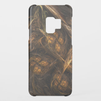 Mother Earth Modern Abstract Art Golden Fractal Uncommon Samsung Galaxy S9 Case