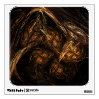 Mother Earth Modern Abstract Art Golden Fractal
