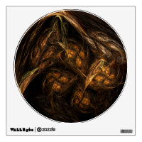 Mother Earth Modern Abstract Art Golden Fractal