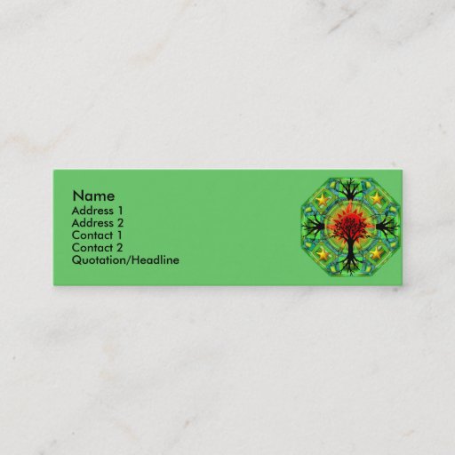 Customizable Mother Earth Profile Card Business Card Template