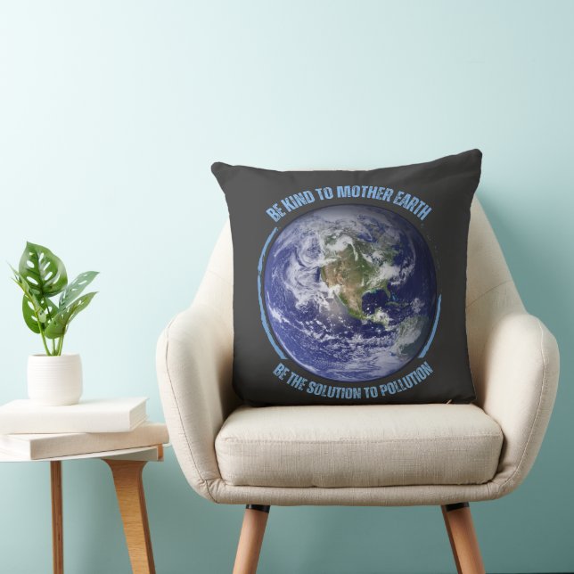  Mother Earth Throw Pillow (Chair)