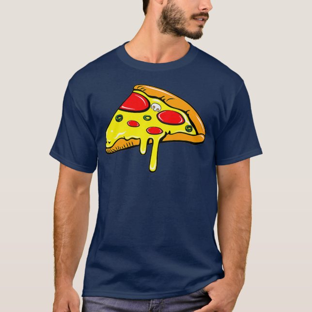 Mother Father Son Daughter Pizza Slice Matching T-Shirt (Front)