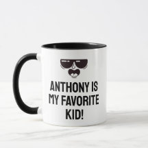 Mother/Father's Day Favorite Kid Custom Name Mug
