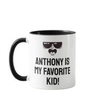 Mother/Father's Day Favorite Kid Custom Name Mug