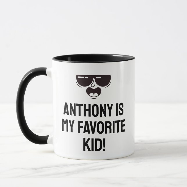 Mother/Father's Day Favorite Kid Custom Name Mug (Left)