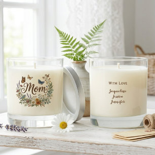 Mother Flower Wreath – Whimsical Garden Nature Gif Scented Candle