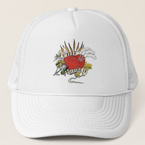 Mother Forgive Us Climate change Trucker Hat