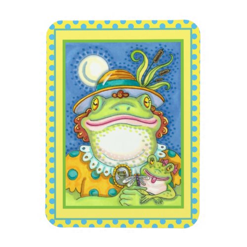 MOTHER FROG  BABY FROGETT FAMILY LOVE Funny Magnet