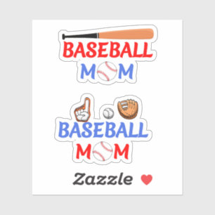Mother Gift, Baseball Mom Stickers