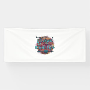 Mother Gift Blessed Mum Life Banner