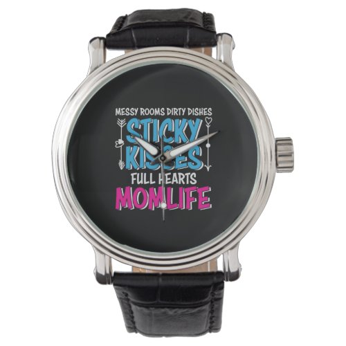 Mother Gift Full Hearts Mom Life Watch