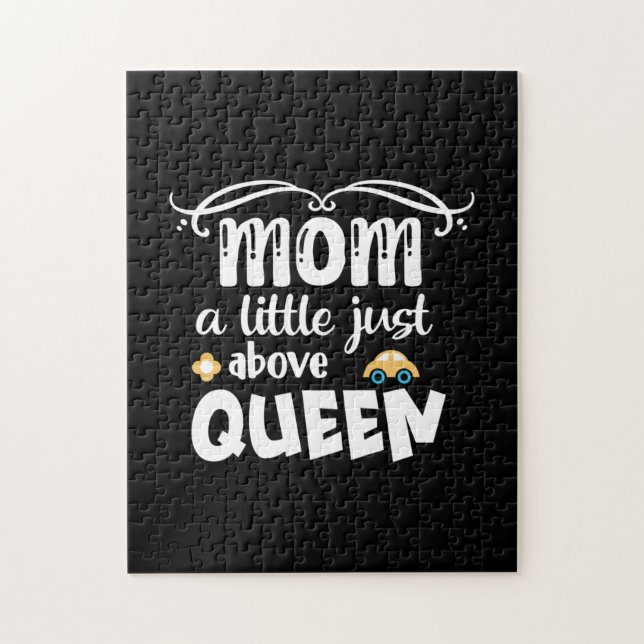 Mother Gift Mom A Little Just Above Queen Jigsaw Puzzle (Vertical)