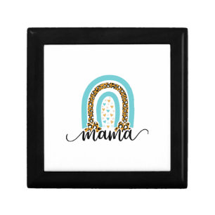 Mother Gift Rainbow Leopard Mama Box