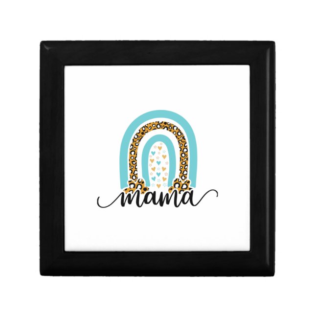 Mother Gift Rainbow Leopard Mama Box (Front)