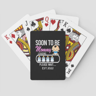 Mother Gift | Soon To Be Mommy 2022 Poker Cards