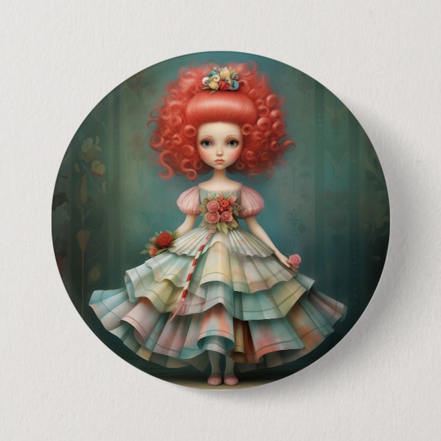 MOTHER GINGER Nutcracker Fashion Ballet Button (Front)