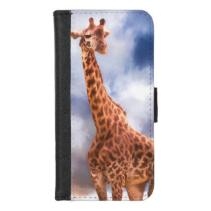 Mother Giraffe iPhone 8/7 Wallet Case