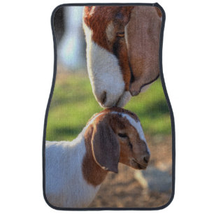 Mother Goat & Baby Car Mat