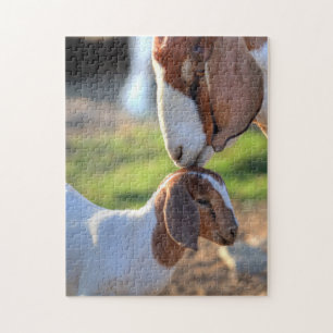 Mother Goat & Baby Jigsaw Puzzle