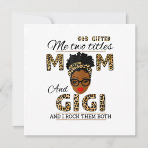 Mother God Gifted Mom And Gigi Birthday Invitation
