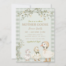 Mother Goose and Gosling Baby Shower