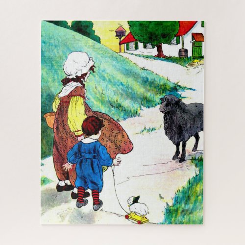 Mother Goose _ Baa Baa Black Sheep Jigsaw Puzzle