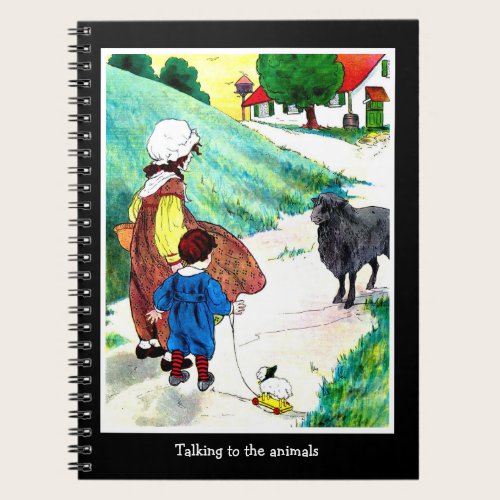 Mother Goose - Baa, Baa, Black Sheep Notebook